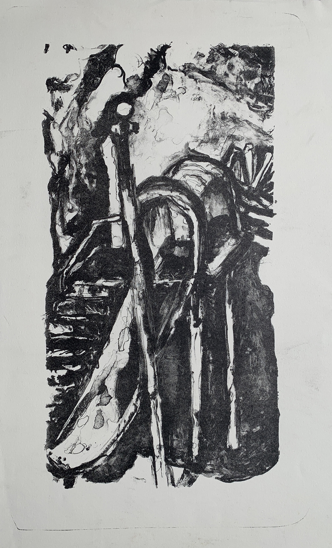 printmaking, black and white prints