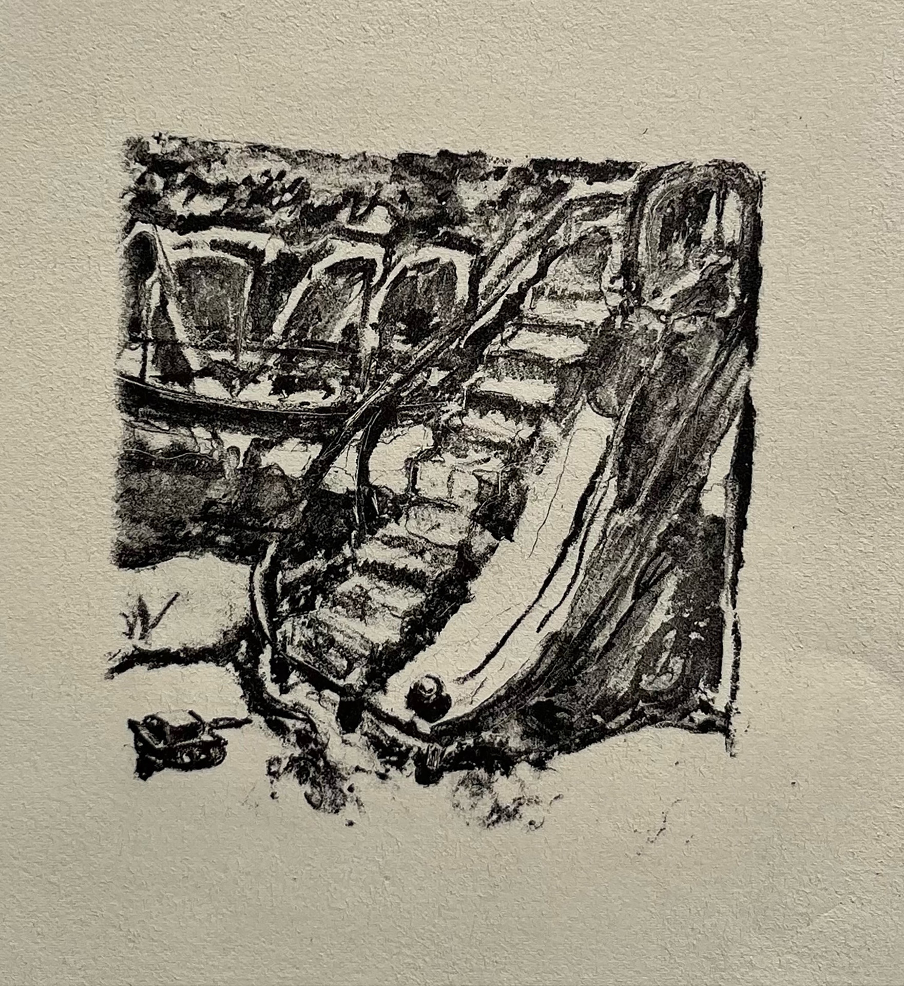 printmaking, black and white prints