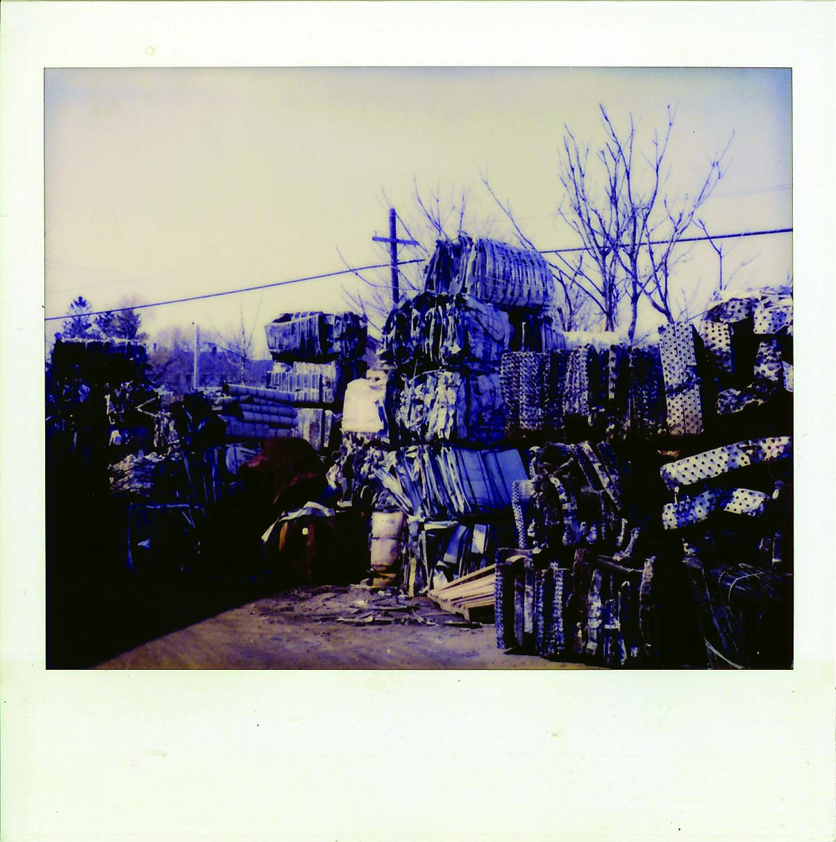 polaroid, photography, instant photography, sisi palmer, art, diary, metal, wasteland
