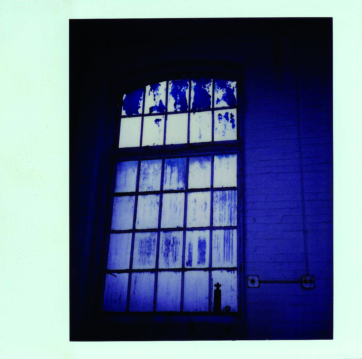polaroid, photography, instant photography, sisi palmer, art, diary, blue, glass window, backlighting